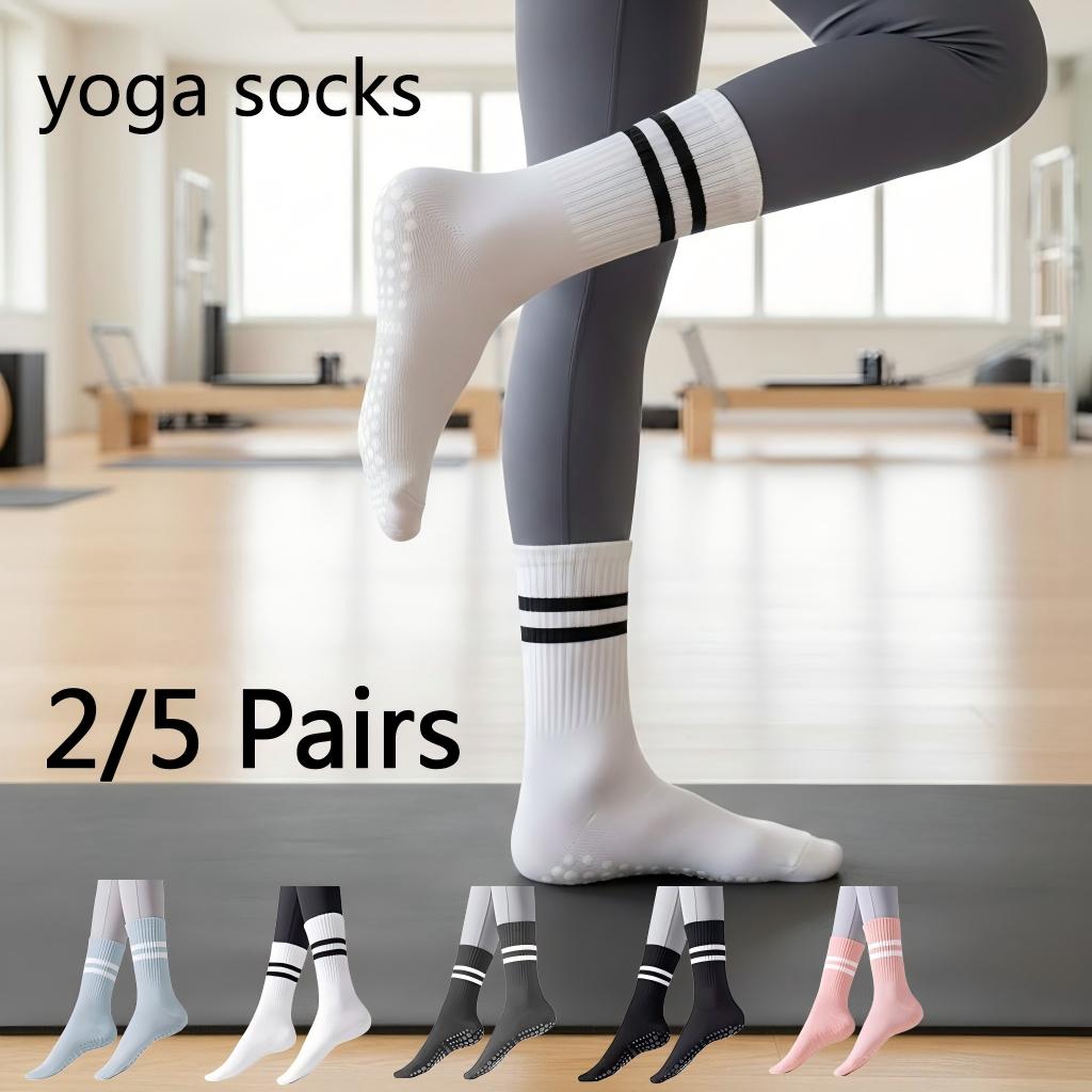 Pilates Yoga And Gym - Damskie skarpety do jogi antypoślizgowe, skarpety