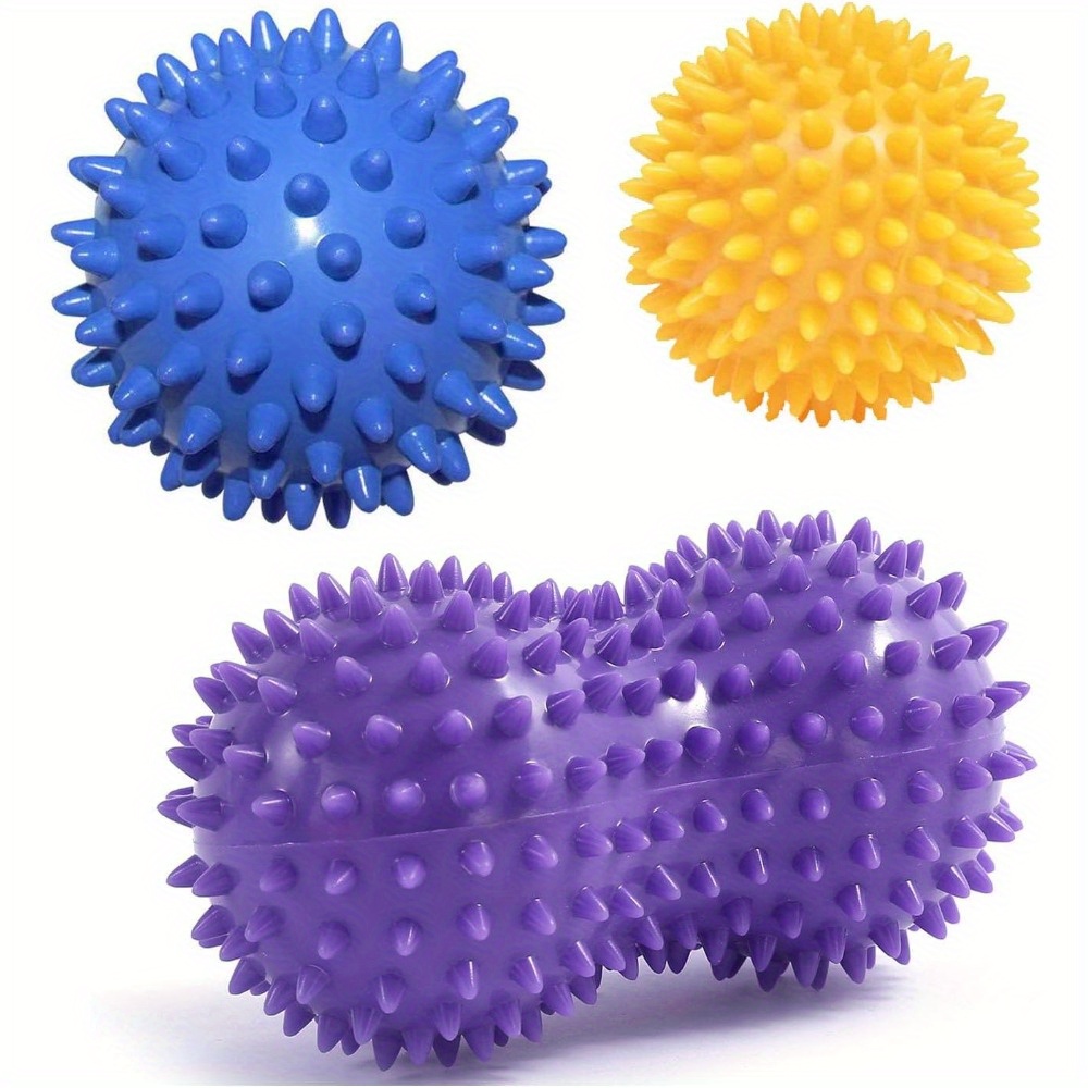 Acupressure Ball Set - Zestaw piłek do masażu z kolcami