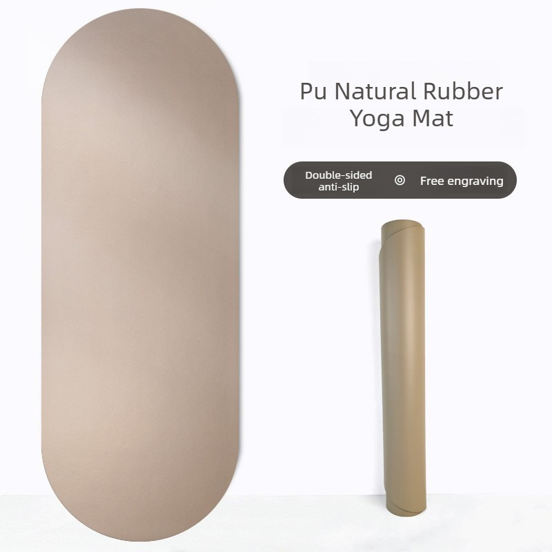 Pilates Yoga Matte - Owalna Mata do Jogi z Naturalnej