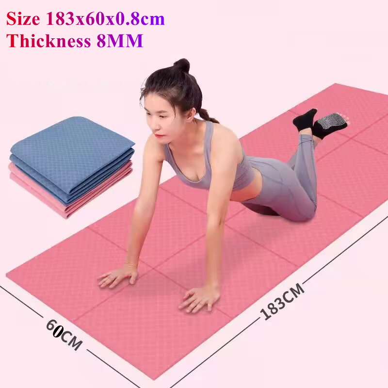 Składana Mata do Jogi 183x60CM – Pilates Yoga Matte recenzja i cena