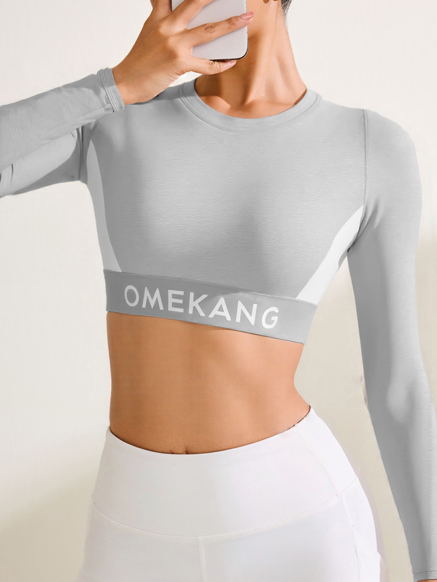 Damski krótki top do jogi z dł – Pilates Yoga And Gym recenzja i cena