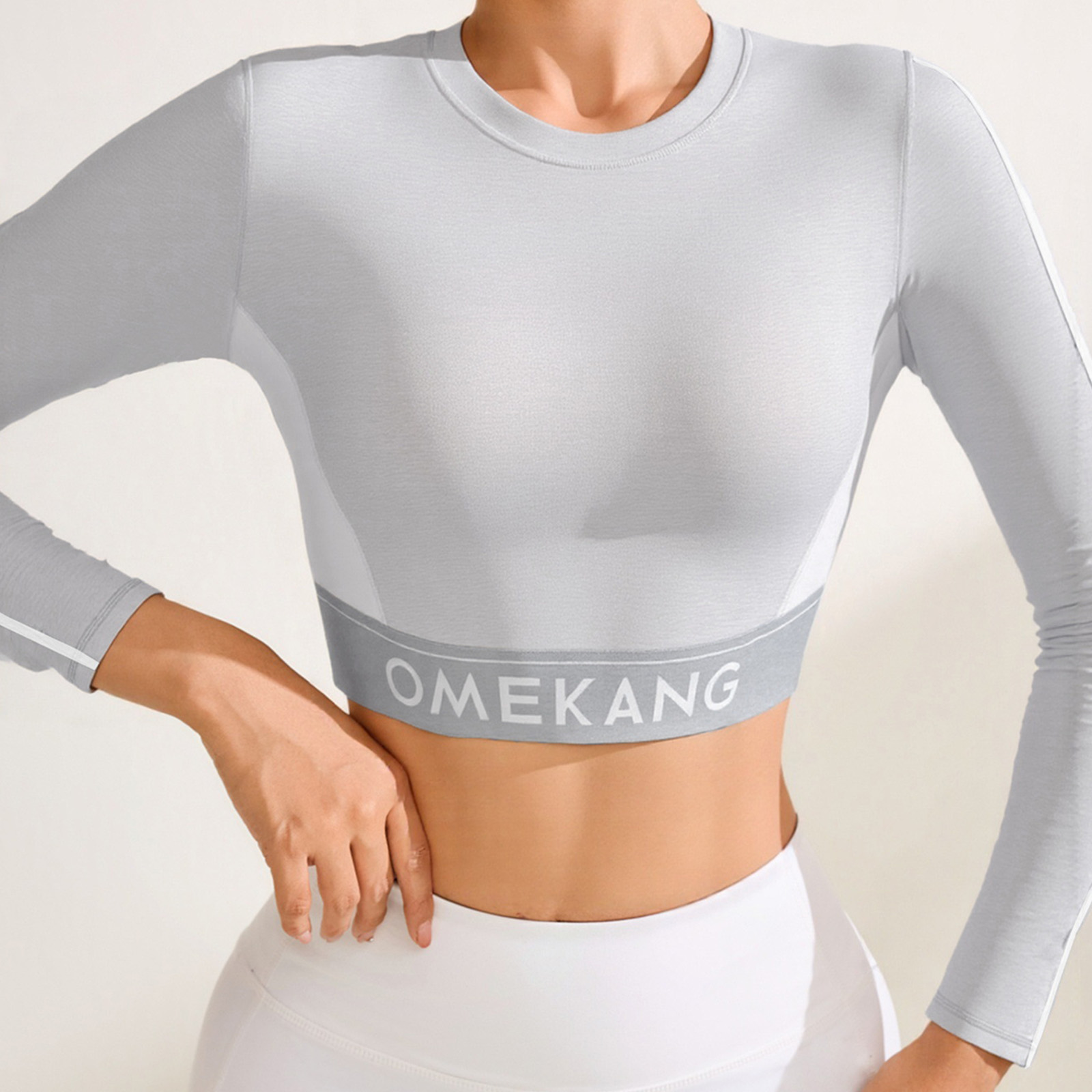 Damski krótki top do jogi z dł – Pilates Yoga And Gym recenzja i cena