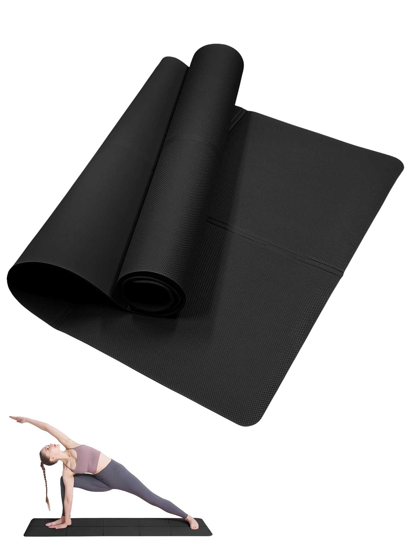 Składana Mata do Jogi Czarna E – Pilates Yoga Matte recenzja i cena