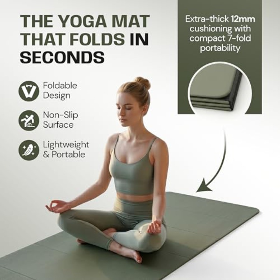 Składana mata do jogi, pilates – Pilates Yoga Hiit recenzja i cena