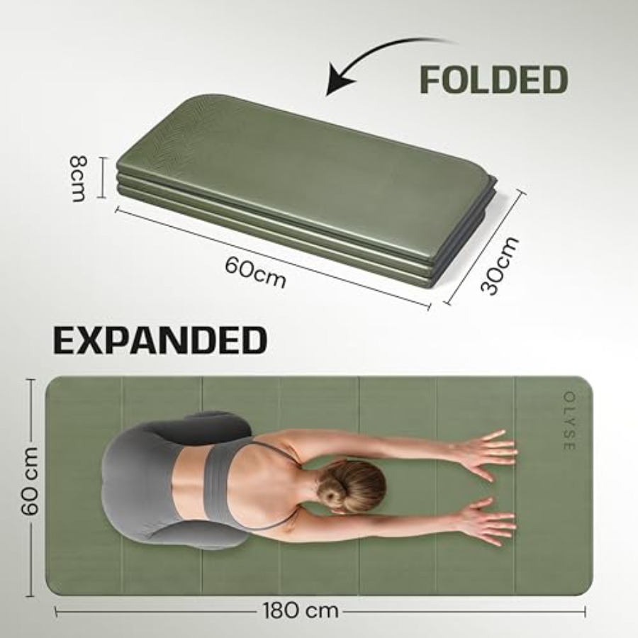Składana mata do jogi, pilates – Pilates Yoga Hiit recenzja i cena